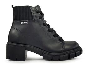 Bota Coturno Moleca Tratorada Salto Bloco Feminina 5338 103