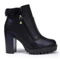 Bota Coturno Moleca Tratorado 5325.121.25524 Feminino