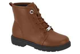 Bota Coturno Molekinha Cadarços Plataforma Tratorado 2164134