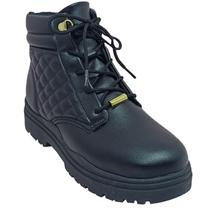 Bota Coturno Molekinha Infantil Feminina Pele Strech Casual