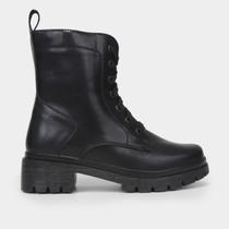 Bota Coturno Mooncity Cano Médio Feminina Bota Coturno Mooncity Cano Médio Feminina