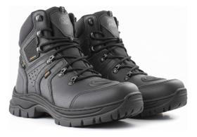 Bota Coturno Motociclista Cano Longo Couro Masculina Bota Coturno Motociclista Cano Longo Couro Masculina