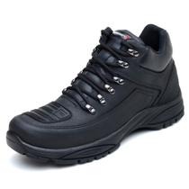 Bota Coturno Motoqueiro Ferraroni Com Cadarço Bota Coturno Motoqueiro Ferraroni Com Cadarço
