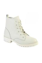 Bota Coturno Off White Solado Tratorado Estilo Mix