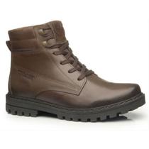 Bota Coturno Pegada Anilina Cravo 181551-02 Bota Coturno Pegada Anilina Cravo 181551-02