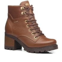 Bota Coturno Pegada Feminino em Couro 281329