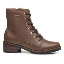 Bota Coturno Pegada Feminino Preto Toffe e Terracota Ref:281415 Bota Coturno Pegada Feminino Preto Toffe e Terracota Ref:281415