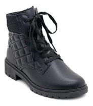 Bota Coturno Pink Cats V3351 Infantil Feminina