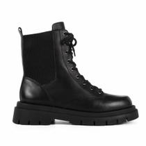 Bota coturno preta couro loucos e santos l20235001