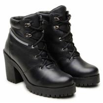 Bota coturno preto