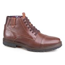 Bota Coturno Rafarillo Couro Tratorada Folk Masculina