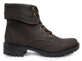 Bota Coturno Rafissa Tratorada Salto Baixo 0003 34/39