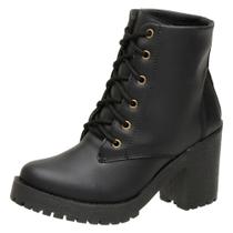 Bota Coturno Salto Alto Blogueira Feminina 33 ao 42