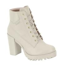 Bota Coturno Salto Alto Moleca 5325.119 Bota Coturno Salto Alto Moleca 5325.119
