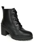 Bota Coturno Salto Grosso Feminino Ramarim 2350121 Preto