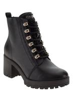 Bota Coturno Salto Grosso Feminino Ramarim 2356123 Preto