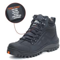 Bota Coturno Segurança em Couro Adventure c/ C.A Confortável Macia