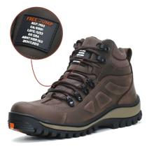 Bota Coturno Segurança em Couro Adventure c/ C.A Confortável Macia