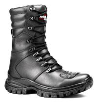 Bota Coturno Segurança material ecológico Botina Cano Alto - Bota para Moto Bombeiros Confortavel Calçado Samu Bota Coturno Segurança material ecológico Botina Cano Alto - Bota para Moto Bombeiros Confortavel Calçado Samu