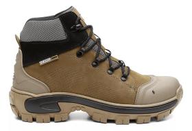 Bota Coturno Shelga Atacama Masculina Nobuck Creme
