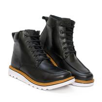 Bota Coturno Social Masculina Cano Médio Casual Confort