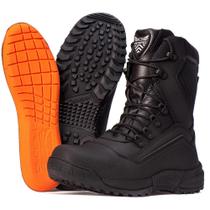 Bota Coturno Titanium Couro Militar Resistente Leve Macio