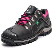 Bota Coturno Tratorada Feminina Adventure Palmilha Gel Confortavel Sola Borracha Antiderrapante