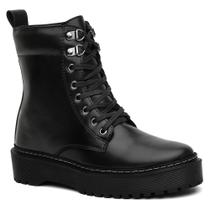 Bota Coturno Tratorada Feminina Cano Médio Form's Bota Coturno Tratorada Feminina Cano Médio Form's