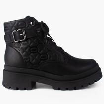 Bota Coturno Tratorado Feminino Preto Dakota DA851-0001