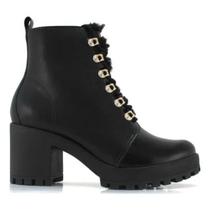 Bota Coturno Tratorado Preta Ramarim 2356123