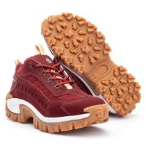 Bota Coturno US Coturno de Couro Intruder Cor Extra Red