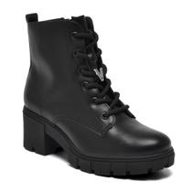 Bota Coturno Via Marte 001-005-01 Feminino - Preto Bota Coturno Via Marte 001-005-01 Feminino - Preto