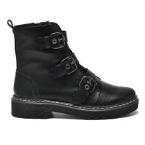 Bota Coturno Via Marte 089-009-01 Feminino - Preto Bota Coturno Via Marte 089-009-01 Feminino - Preto
