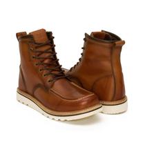 Bota Coturno Vintage Masculino Couro