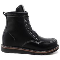 Bota Coturno Vintage Masculino Couro Spider