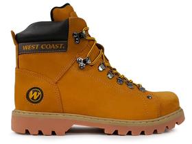 Bota Coturno West Coast Worker Classic Masculina Em Couro