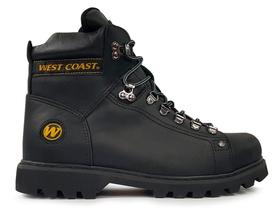 Bota Coturno West Coast Worker Classic Masculina Em Couro