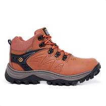 Bota Coturno Xtrail Tratorada Em Couro Com C.a Master Boots