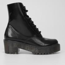 Bota Coturno Zatz Tratorada Translúcida Feminina Bota Coturno Zatz Tratorada Translúcida Feminina