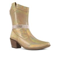 Bota Country Cano Medio Feminina Holografica A1248HL