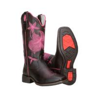 Bota Country Capelli Feminina Couro Cano Alto Dia a Dia