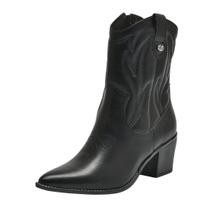 Bota Country Feminina Conforto Cano Médio Elegante Via Marte Bota Country Feminina Conforto Cano Médio Elegante Via Marte