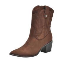 Bota Country Feminina Conforto Cano Médio Elegante Via Marte Bota Country Feminina Conforto Cano Médio Elegante Via Marte