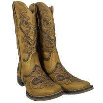 Bota Country Feminina Goyazes Dallas Ocre