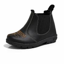 Bota Country Infantil Feminina Cano Baixo Confortável Antiderrapante Fácil Calçar