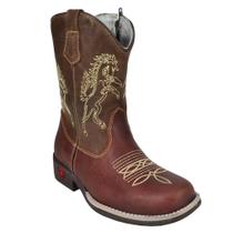 Bota Country Infantil Texana Bico Quadrado Oklahoma