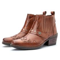 Bota Country Masculina Couro Legitimo Texana Casual Bota Country Masculina Couro Legitimo Texana Casual
