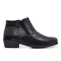 Bota Country Masculina Em Couro Legítimo Cano Curto Super Confortável Bota Country Masculina Em Couro Legítimo Cano Curto Super Confortável