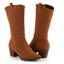 Bota Country Mississipi Caramelo Feminino