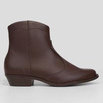 Bota Country Moleca Bico Fino Recortes Feminina